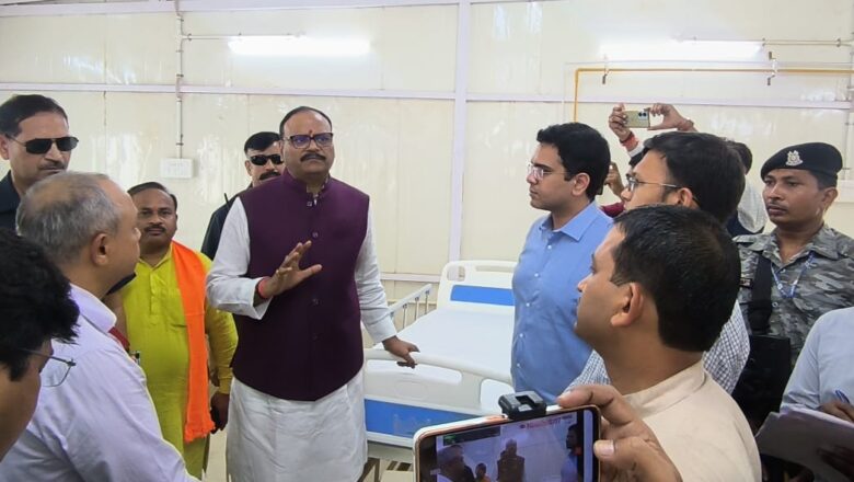 उपमुख्यमंत्री  ने भगवतपुर ब्लॉक में नवनिर्मित सरदार बल्लभ भाई पटेल 100 शैय्या युक्त संयुक्त चिकित्सालय का किया निरीक्षण